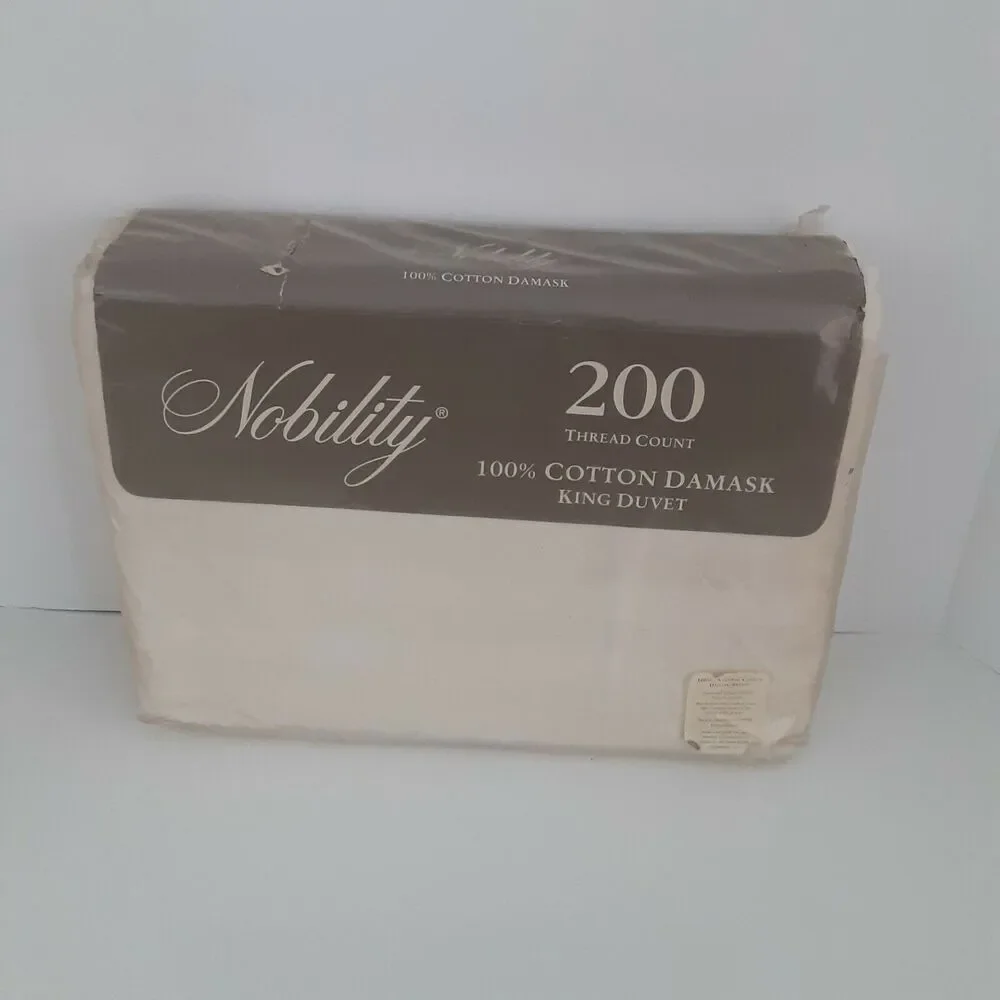 Vintage Nobility King Damask Duvet 104x88